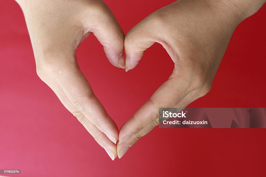 Simbolo di cuore - Foto stock royalty-free di Adulto