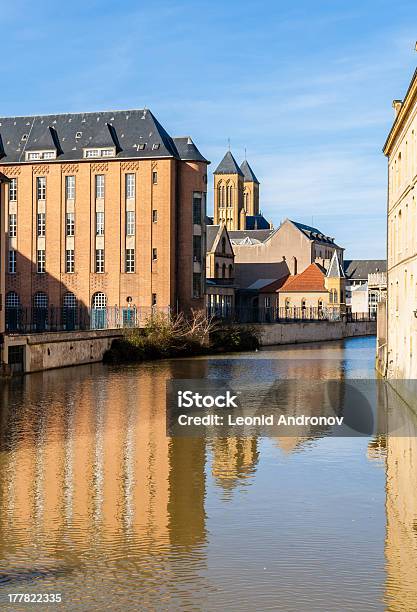 Blick Auf Metz Auf Der Mosellorraine Frankreich Stockfoto und mehr Bilder von Metz - Metz, Kanal, 2013