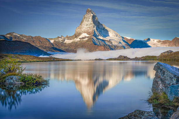 istock Matterhorn refelcted in lake Stelli early morning 1778225476