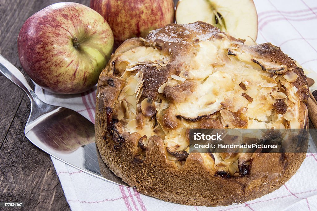 Fresh homemade Apple Pie Fresh homemade Apple Pie on wooden background Apple - Fruit Stock Photo