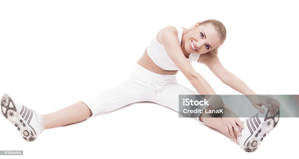 Frau Dehnen - Lizenzfrei Beugen Stock-Foto