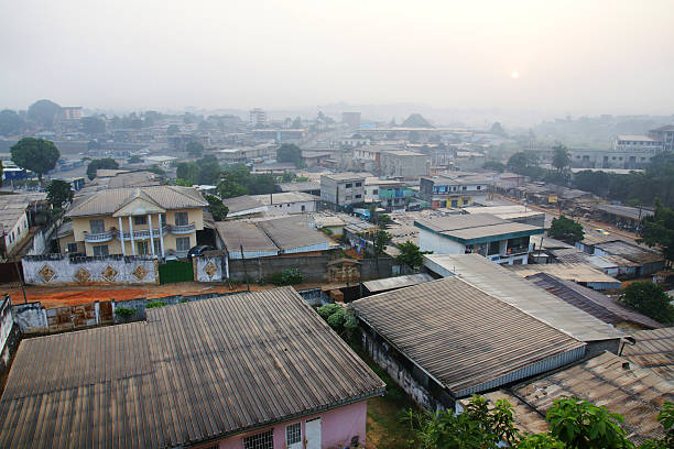 istock Sunrise in African city 177824497