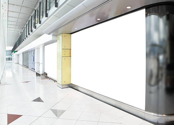 istock Blank white billboard in a shopping mall 177825586