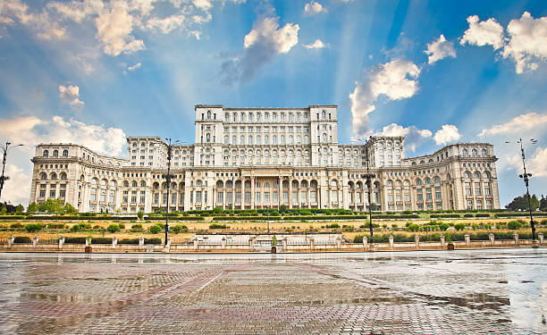 istock Parliament building  in Bucharest. Romania. 177825587