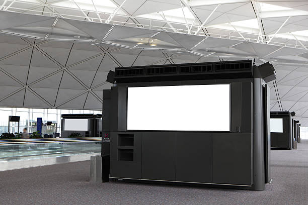 istock Blank Billboard in airport 177825596