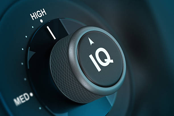 IQ, Intelligence Quotient Test stock photo