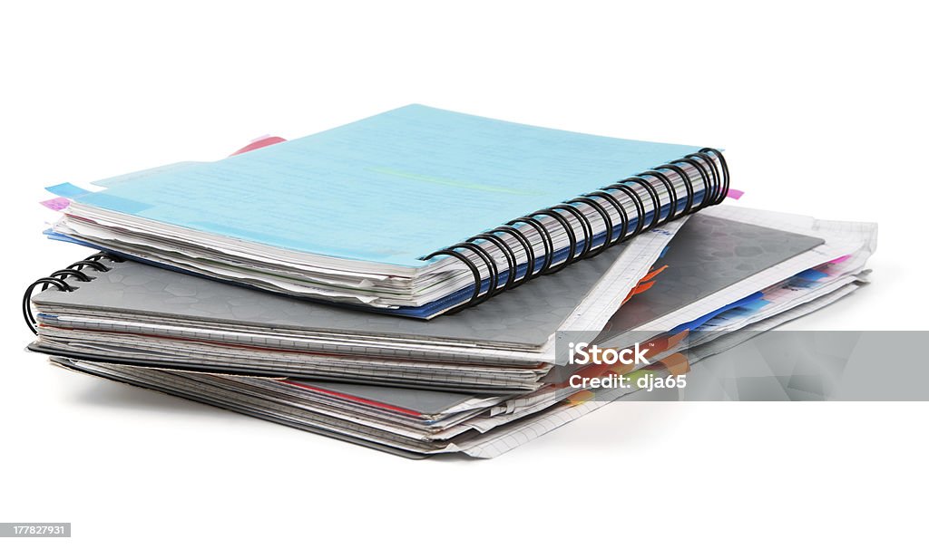 Os alunos blocos - Foto de stock de Agenda royalty-free