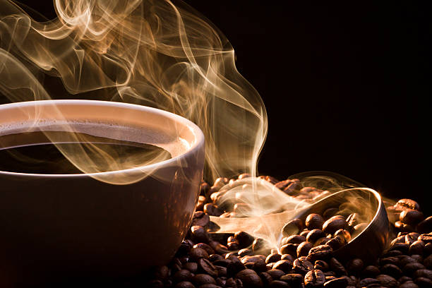 istock Golden smoke and roasted coffee 177828083