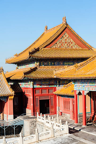 istock Ancient buildings in Forbidden City 177829411