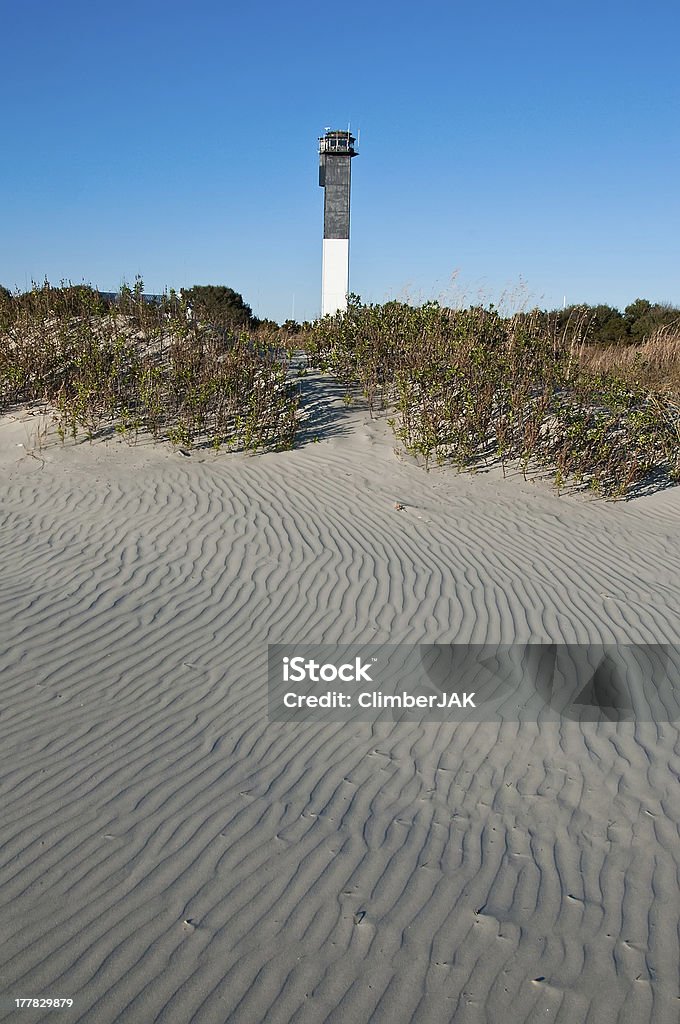 Faro di Sullivan's Island - Foto stock royalty-free di Ambientazione esterna