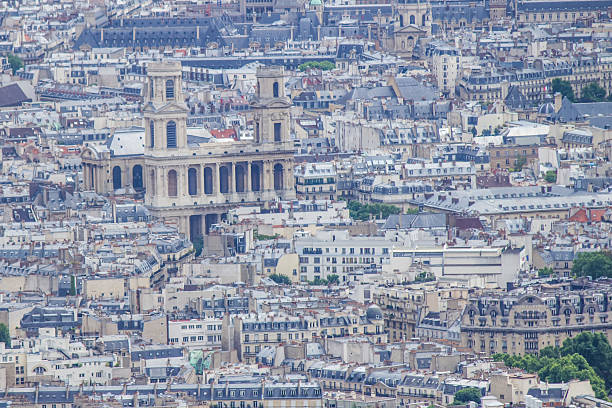 istock Paris center aerial view at day time 177829987