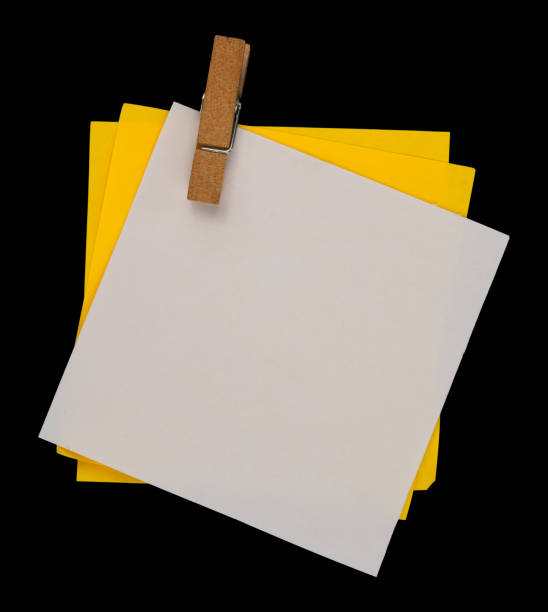 istock Stack of paper note with wood clip 1778303998
