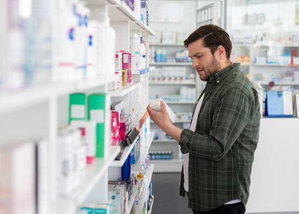 istock Man buying medicine at the pharmacy 1778306810