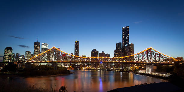 istock Brisbane Skyline At Dusk 177831150