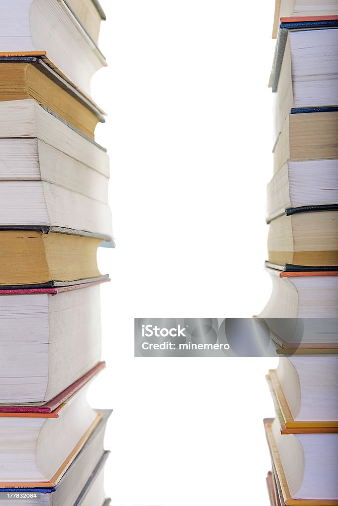 Gestapelte Bücher - Lizenzfrei Archiv Stock-Foto