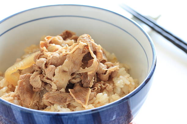 with chopsticks for gourmet lunch image