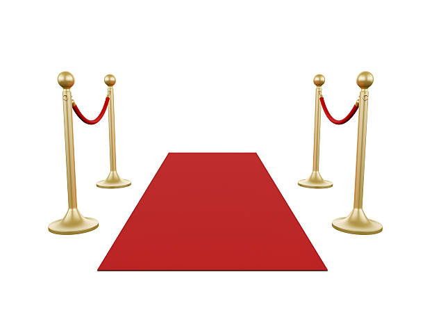 Golden Stanchion and Red Carpet