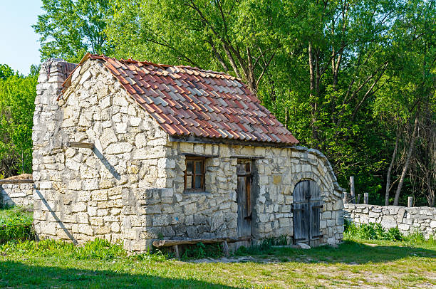 istock Typical ukrainian antique stone house 177832797