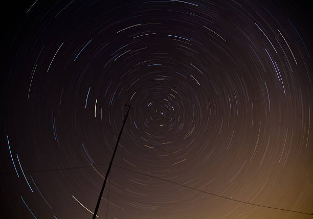 istock Star trails in the night skies 177833383