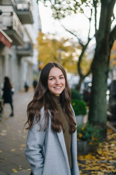 istock Smiling woman portrait in autumn 1778334076