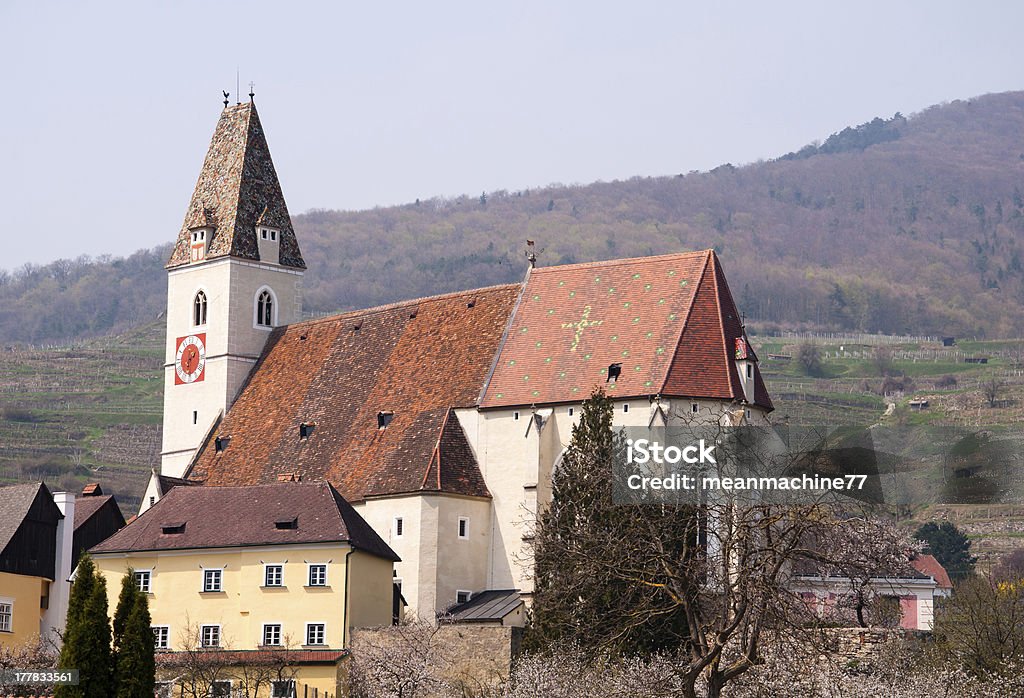 Gótica iglesia de spitz, baja austria - Foto de stock de Aire libre libre de derechos