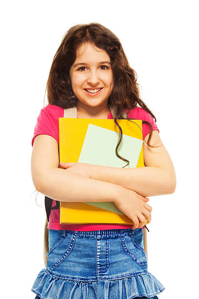 istock Schoolgirl with books 177833846