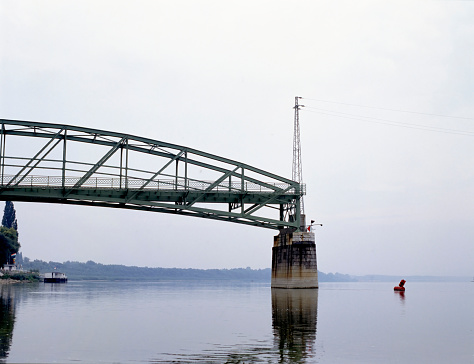 Maria Valeria Bridge on the Danube in Sturovo and Esztergom