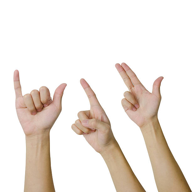 istock Isolated hands in variety style pointing 177835167