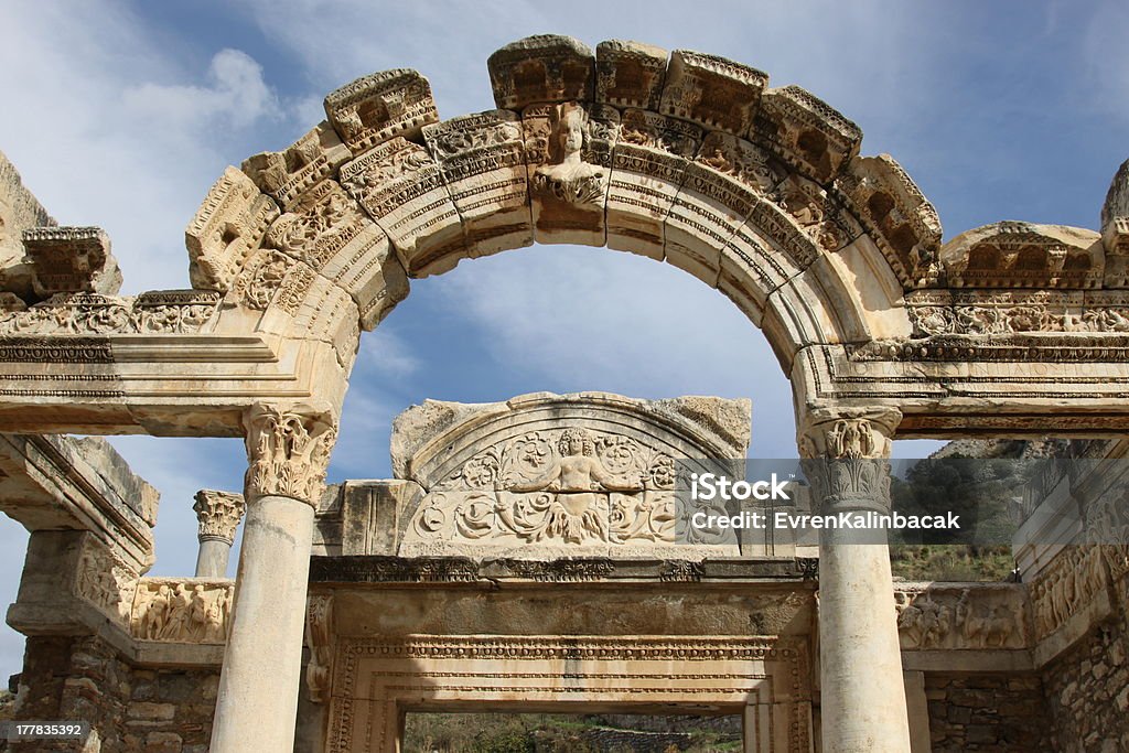 Hadrianus Храм Эфес - Стоковые фото Азия роялти-фри