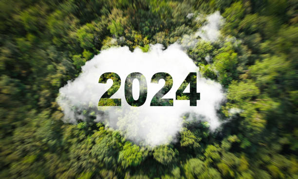 istock New year 2024 concept for sustainable environmental development goals in nature top view SDGs, ESG, NetZero and co2 environmental renewable energy sustainability management concept to save the planet. 1778357942