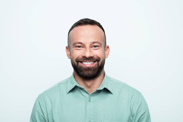 istock Headshot of friendly beared man 1778366026