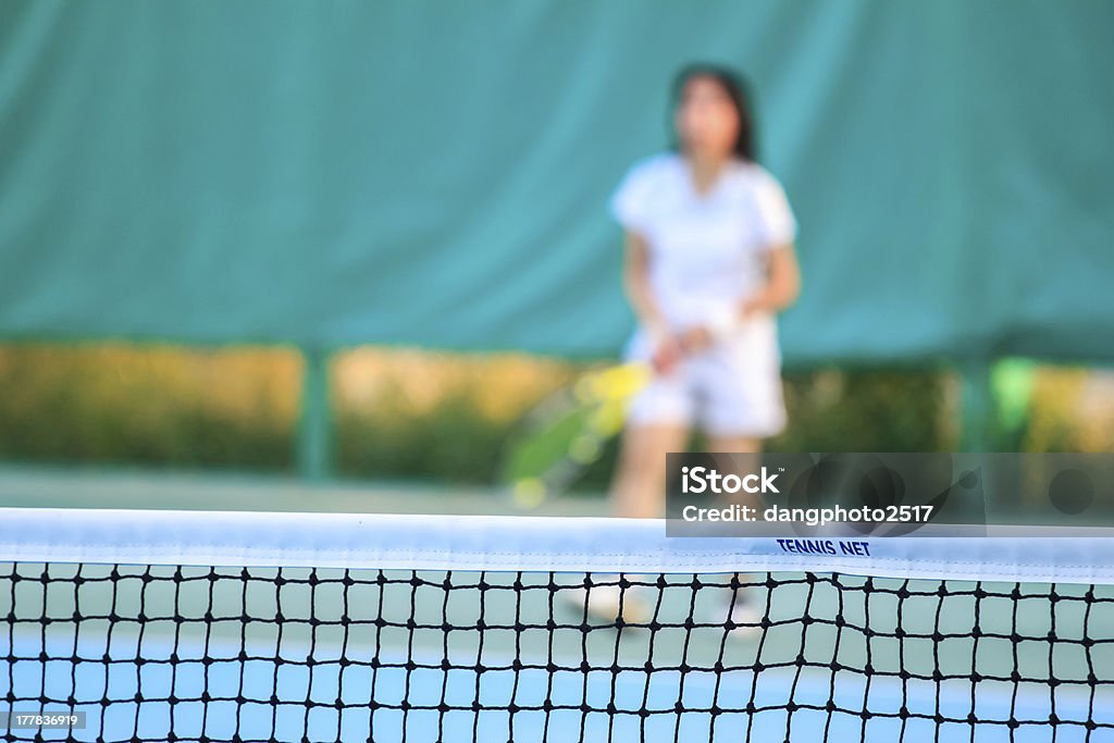 Cancha de tenis - Foto de stock de Abierto libre de derechos