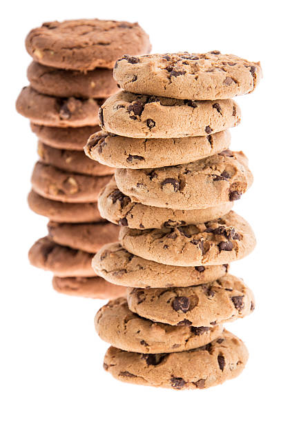 istock Two towers of stacked Cookies 177837372