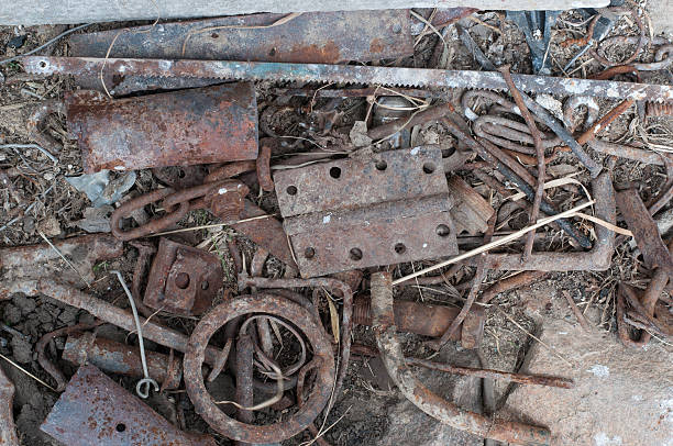 istock Rusted old vintage scrap metal 177837700