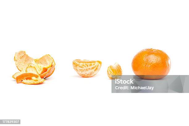 Mandarynka Pomarańczowy - zdjęcia stockowe i więcej obrazów Bez ludzi - Bez ludzi, Białe tło, Biały