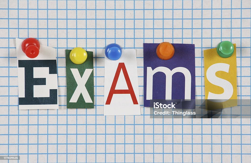 Os exames - Royalty-free Colorido Foto de stock