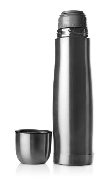 istock Stainless steel thermos isolated 177841264