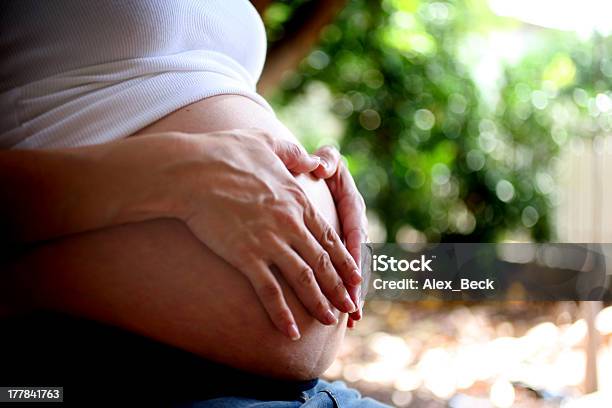 Pregnant Belly Stock Photo - Download Image Now - Abdomen, Adult, Anticipation