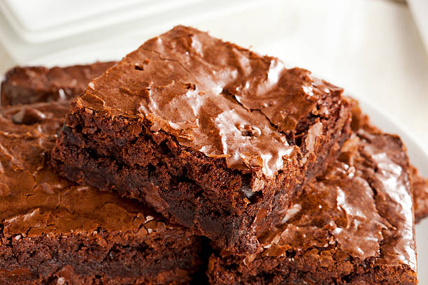 istock Fresh Homemade Chocolate Brownie 177842018