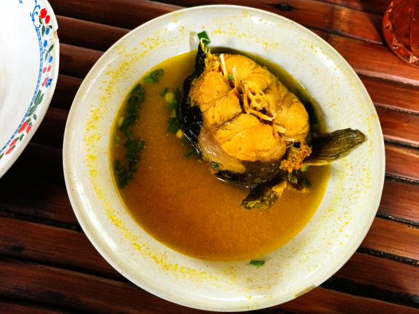 istock Plotonus Canius (Sembilang Fish) Fish in Yellow Soup 01 1778423178