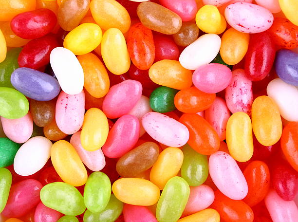istock Multicolored pile of jelly beans for background image 177842548