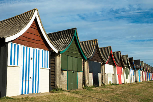 istock Colorful Beach Huts at Mablethorpe, Lincolnshire, UK. 177843065