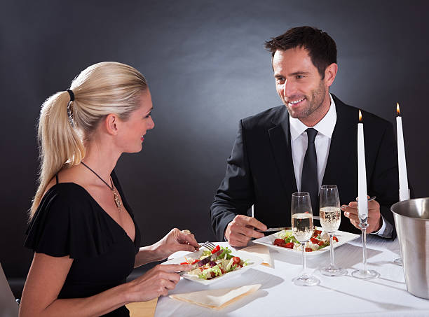 istock Romantic couple at the restaurant 177844117