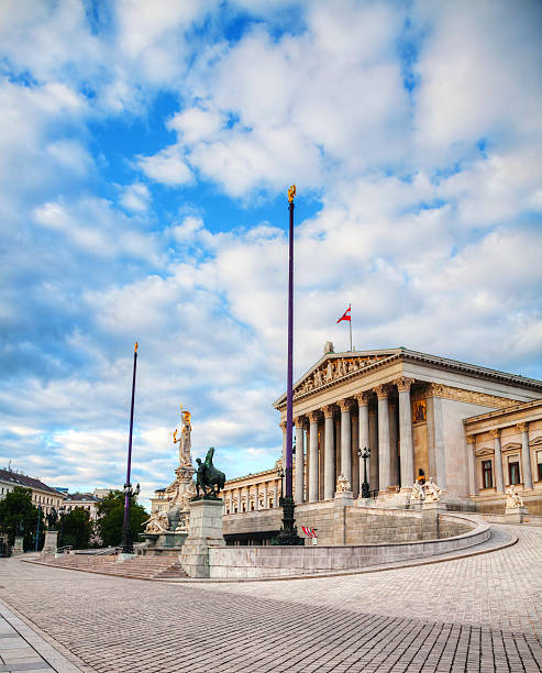 istock Austrian parliament building (Hohes Haus) in Vienna 177844402