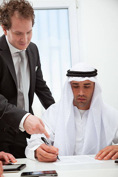 istock Business partners in the office 177844867