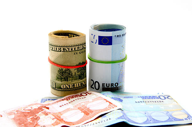 istock notes of euros and dollars 177846049