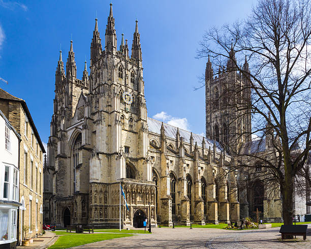 Canterbury Cathedral "The grand Goth Style Canterbury Cathedral, Kent England UK" canterbury england photos stock pictures, royalty-free photos & images