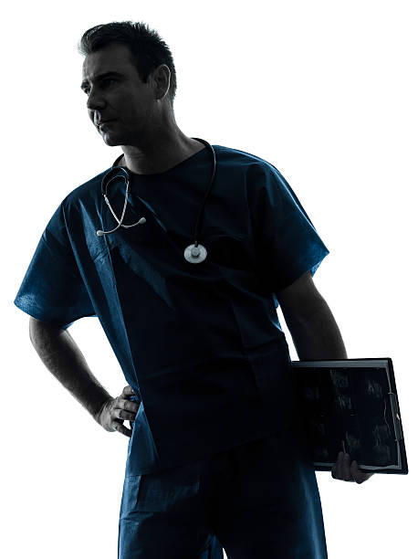 istock doctor man silhouette portrait 177846527