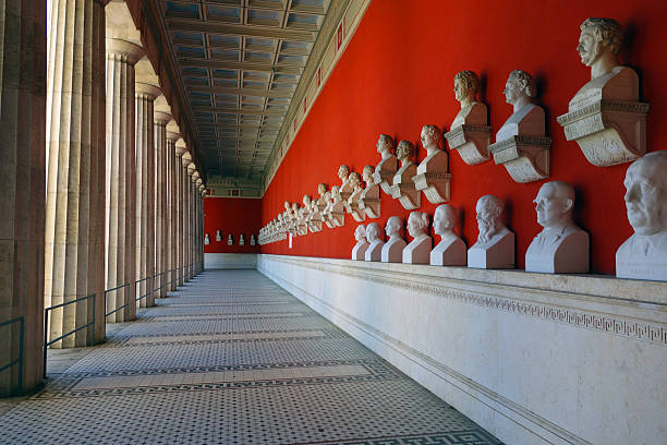 istock Colonnade around Munich's Bavaria with busts 177846994