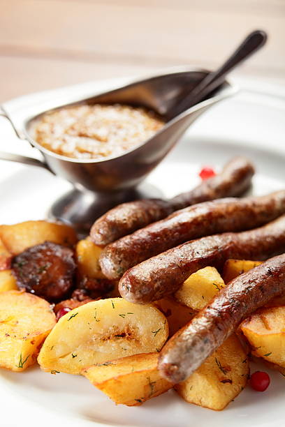 istock peaces of meat with garnish 177847168